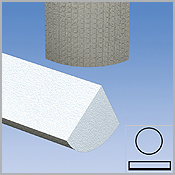 Column, modern design, quadrant