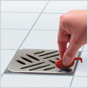 Design grate made of stainless steel